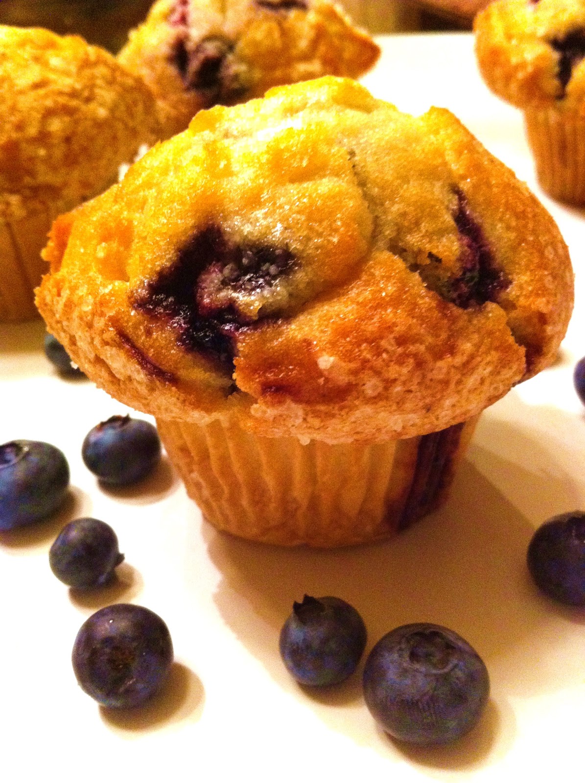 Cooking The Amazing BUTTERMILK BLUEBERRY MUFFINS
