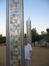 Four towers of photos