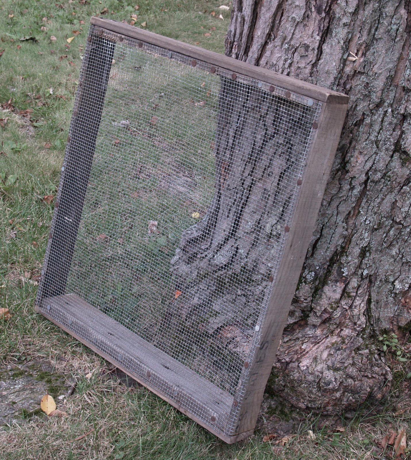 Worm Sifter turned Spice Rack