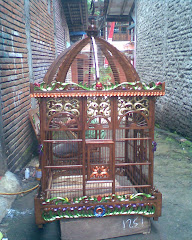 hanging bird cage