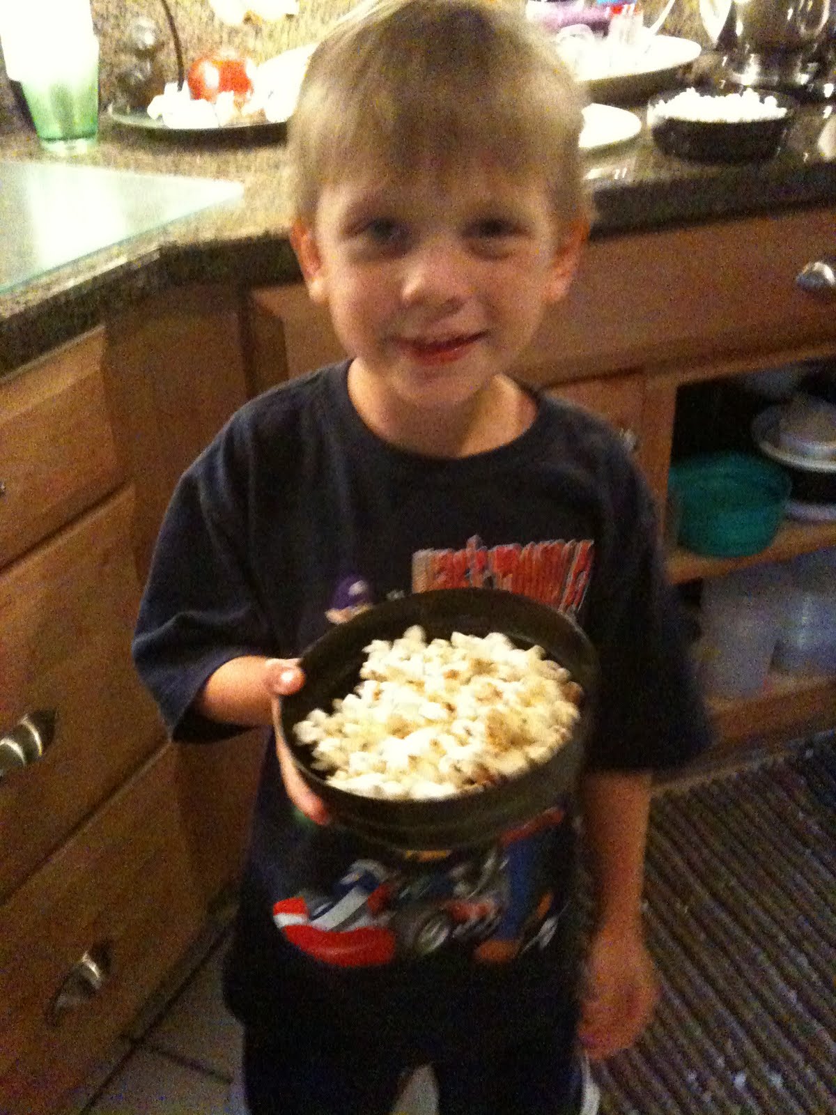 Lisa Russell Designs Vegan Microwave Popcorn in a bag!