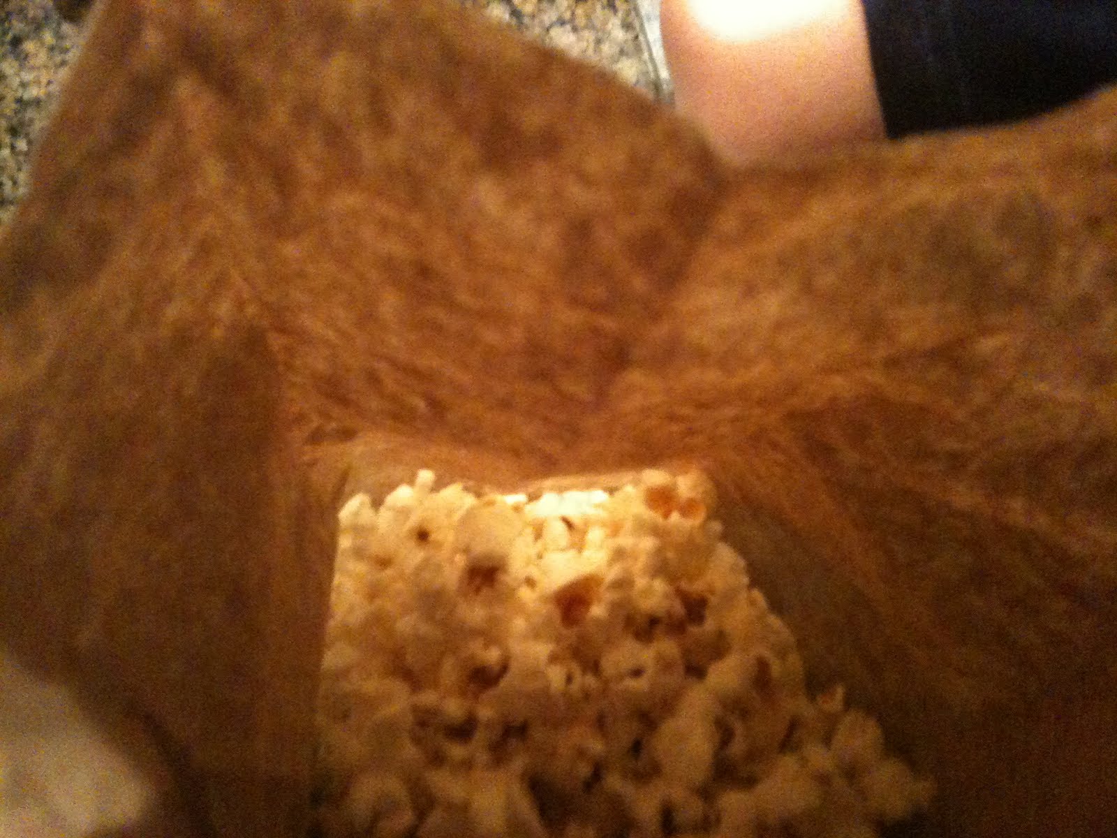 Lisa Russell Designs Vegan Microwave Popcorn in a bag!