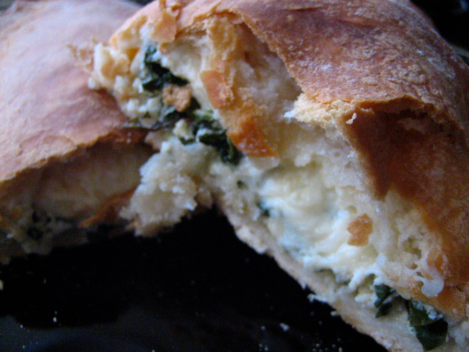 Indulge & Enjoy Swiss Chard and Ricotta Calzone
