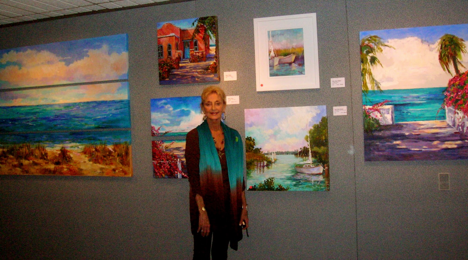 Seaside Living Artists Display in downtown Tampa Gallery
