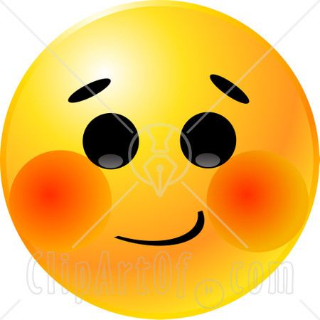 Blushing Face Emoticon