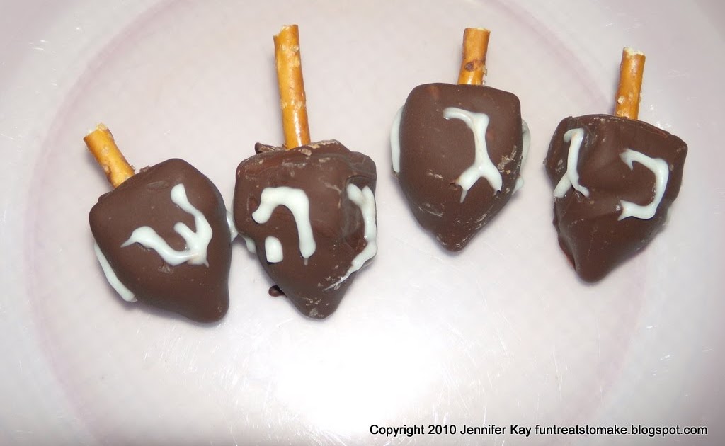 Fun Treats to Make Chocolate Dreidels [Recipe]