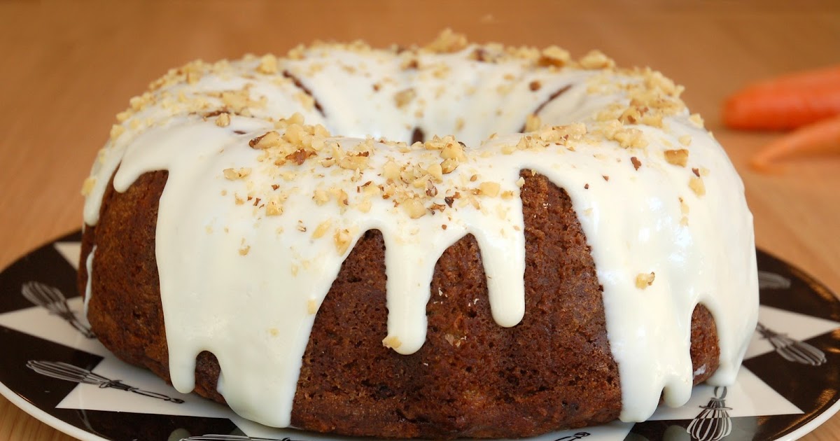Amazing Dessert Recipes CARROT PINEAPPLE BUNDT CAKE LIGHTENED