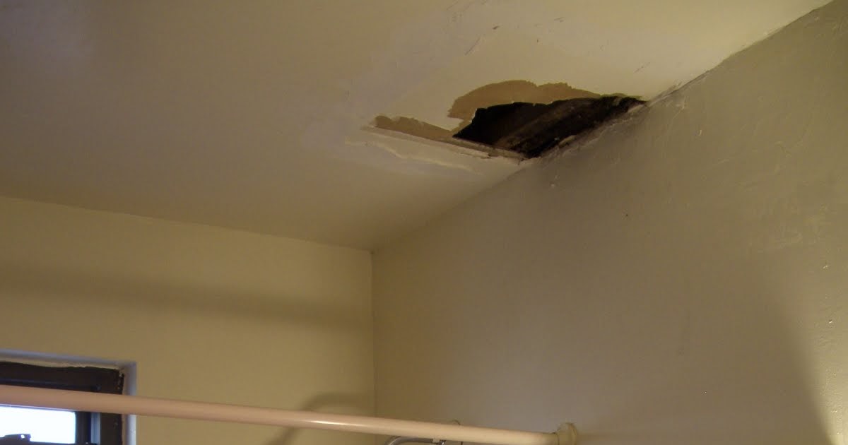Leaking Bathroom Ceiling Bathroom Leak 4