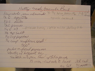 101 Cookbooks. Granola Bar