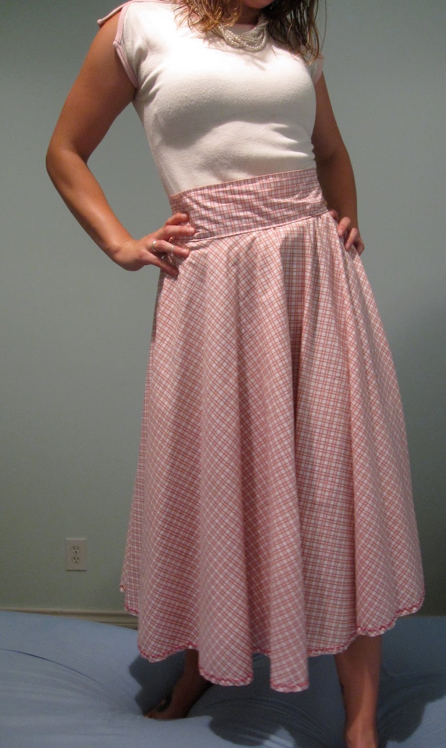 An Austin Homestead Homemade Clothes a skirt sewing challenge has begun!