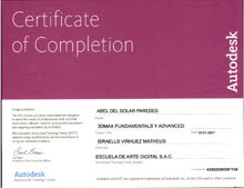 CERTIFICATE AUTODESK