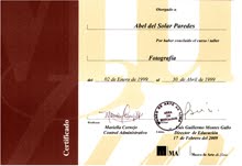 CERTIFICADO FOTOGRAFIA