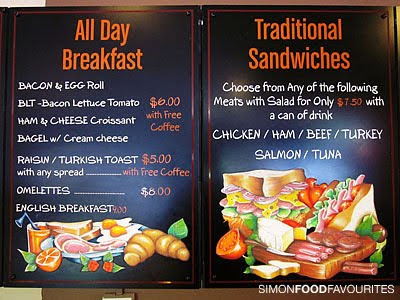 Heavy Breakfast Menu