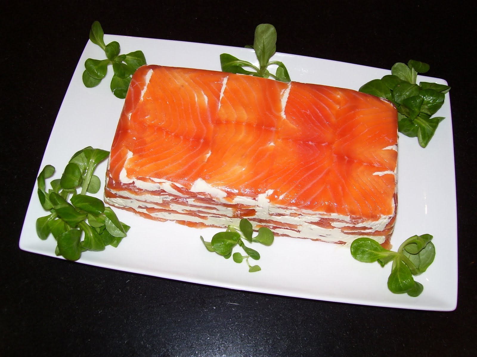Roasted Rose Smoked Salmon Terrine