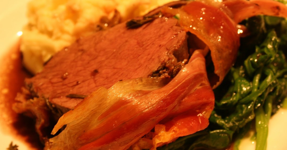 Fillet of Beef with Prosciutto and Porcini Mushrooms