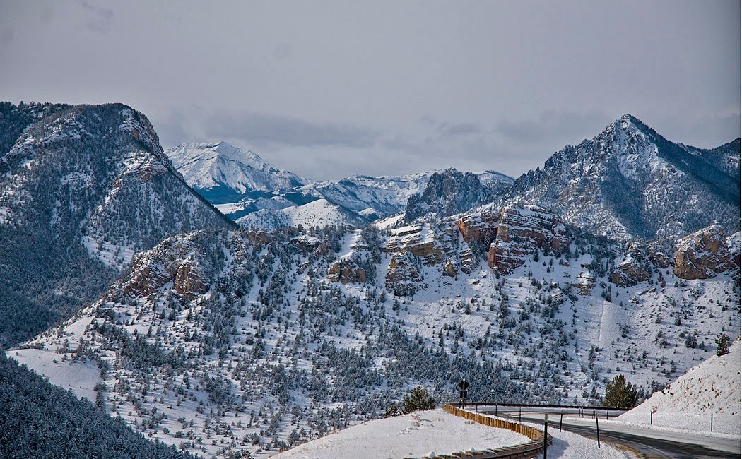 Wyoming Photos Driving into Sunlight Basin