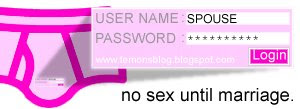 no sex until marrieage