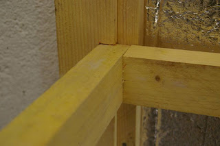 mortice joint wood stair