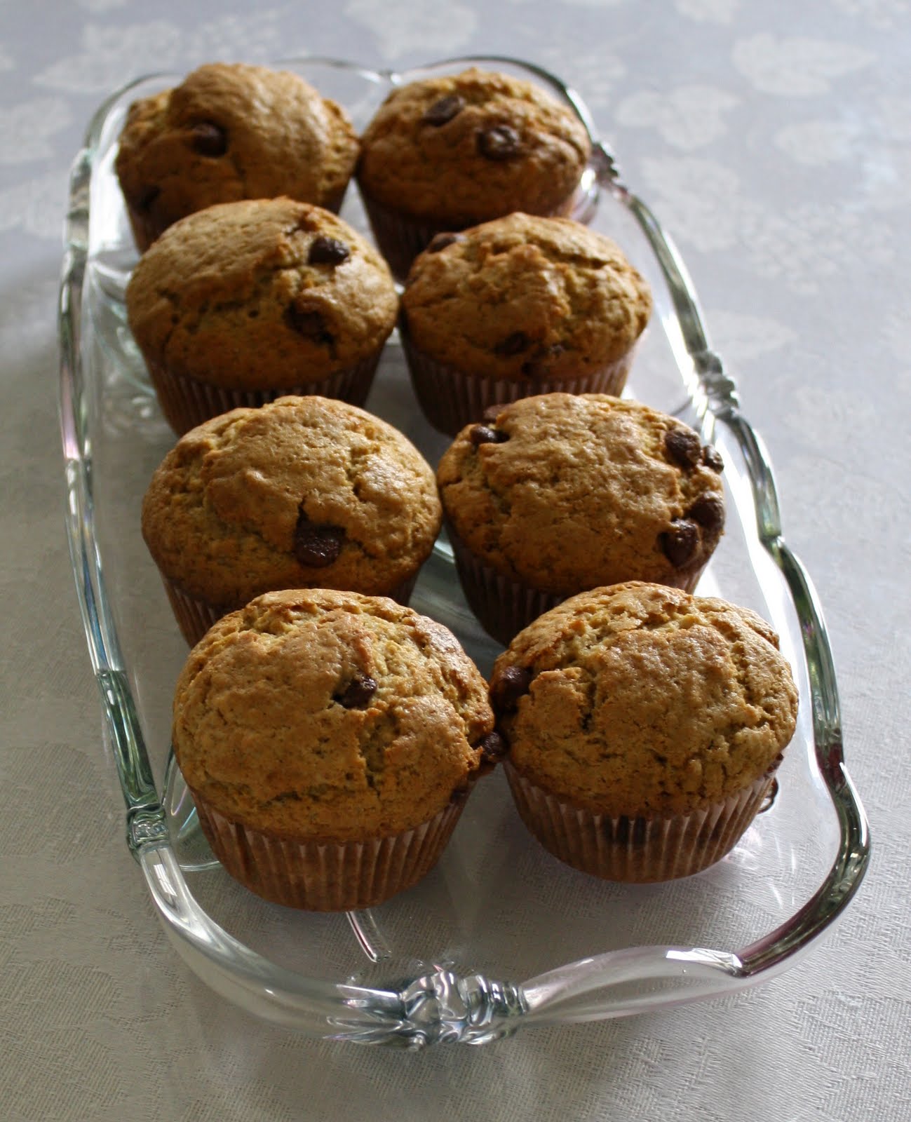 Versatile Vegetarian Kitchen Sourdough Chocolate Chip Muffins