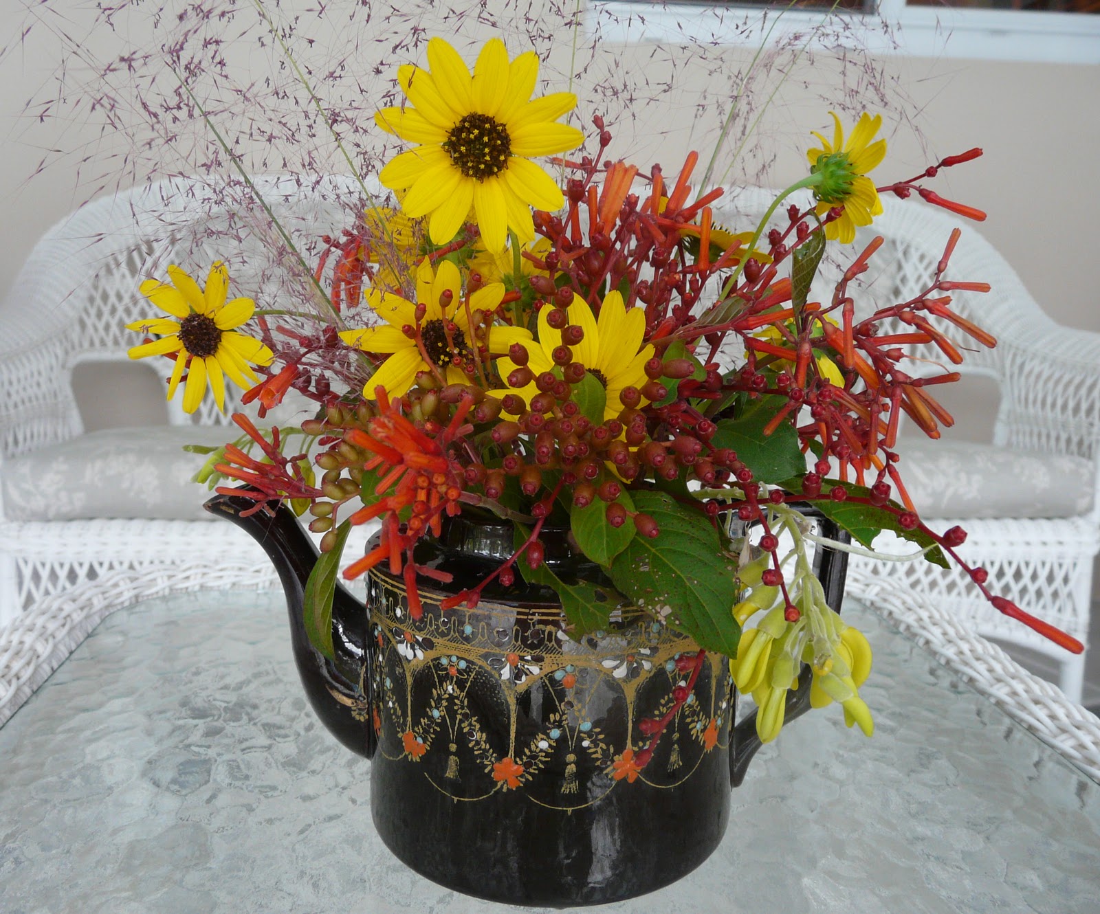 Grass Flower Arrangements