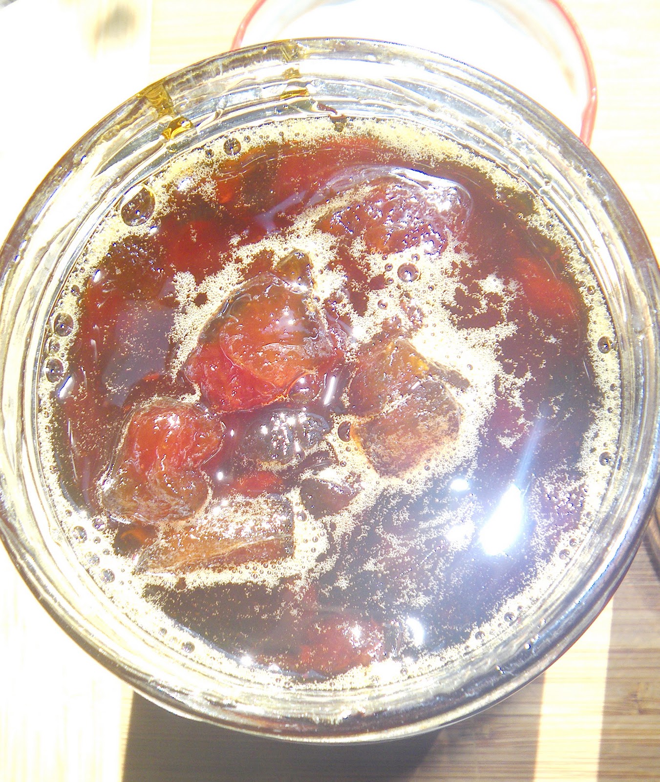 Scented Leaf Homemade watermelon jelly with rose scented geraniums flavor