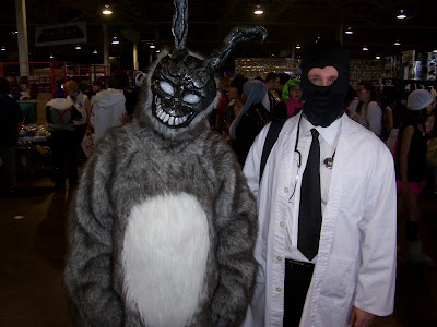 Frank the Bunny from Donnie Darko And Dr McNinja