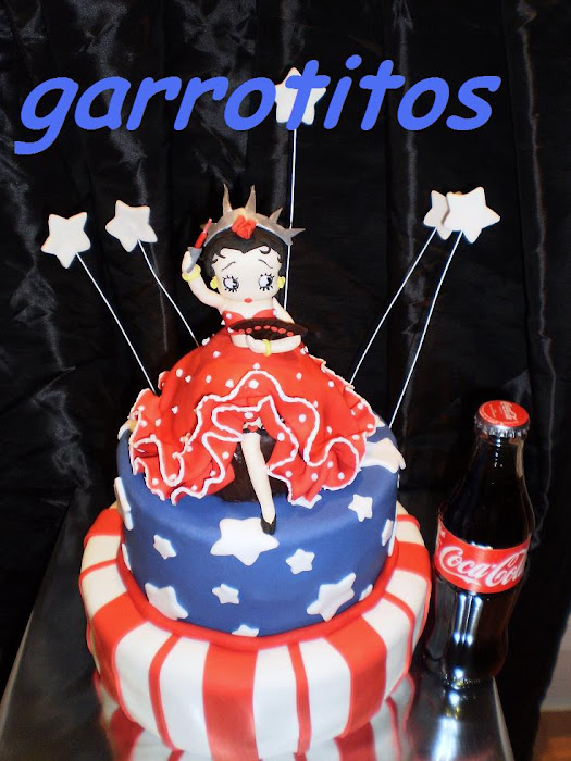 tarta de betty boop como estatua de libertad de faralaes