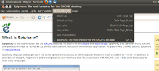Epiphany browser ubuntu