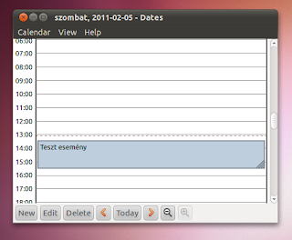 Dates szervező Ubuntu Linux 10 10