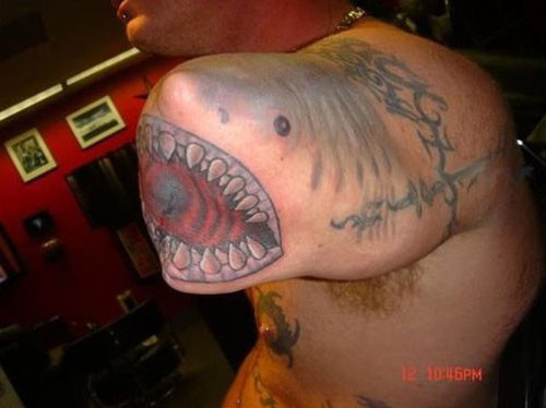 Crying for attention gone wrong. These hideous and nauseating tattoos have