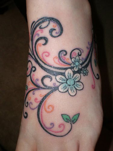 Foot Tattoo. can be cute yet cute tattoos on your foot. Foot Tattoo. can be cute yet