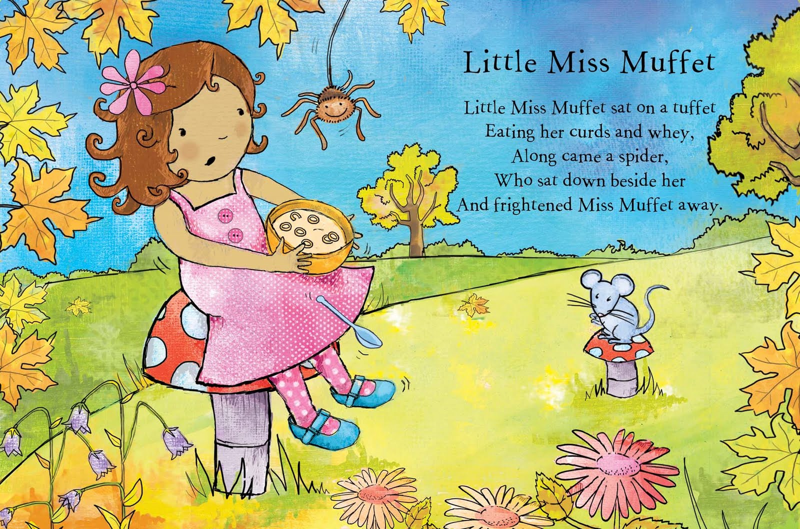 The World of Laura Hambleton: Little Miss Muffet1600 x 1058