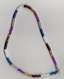 multi coloured beaded bracelet