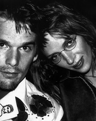 Ethan Hawke with ex-wife Uma Th...