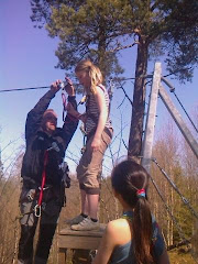 Celebrating Ingrids birthday in the Resdax adventurepark