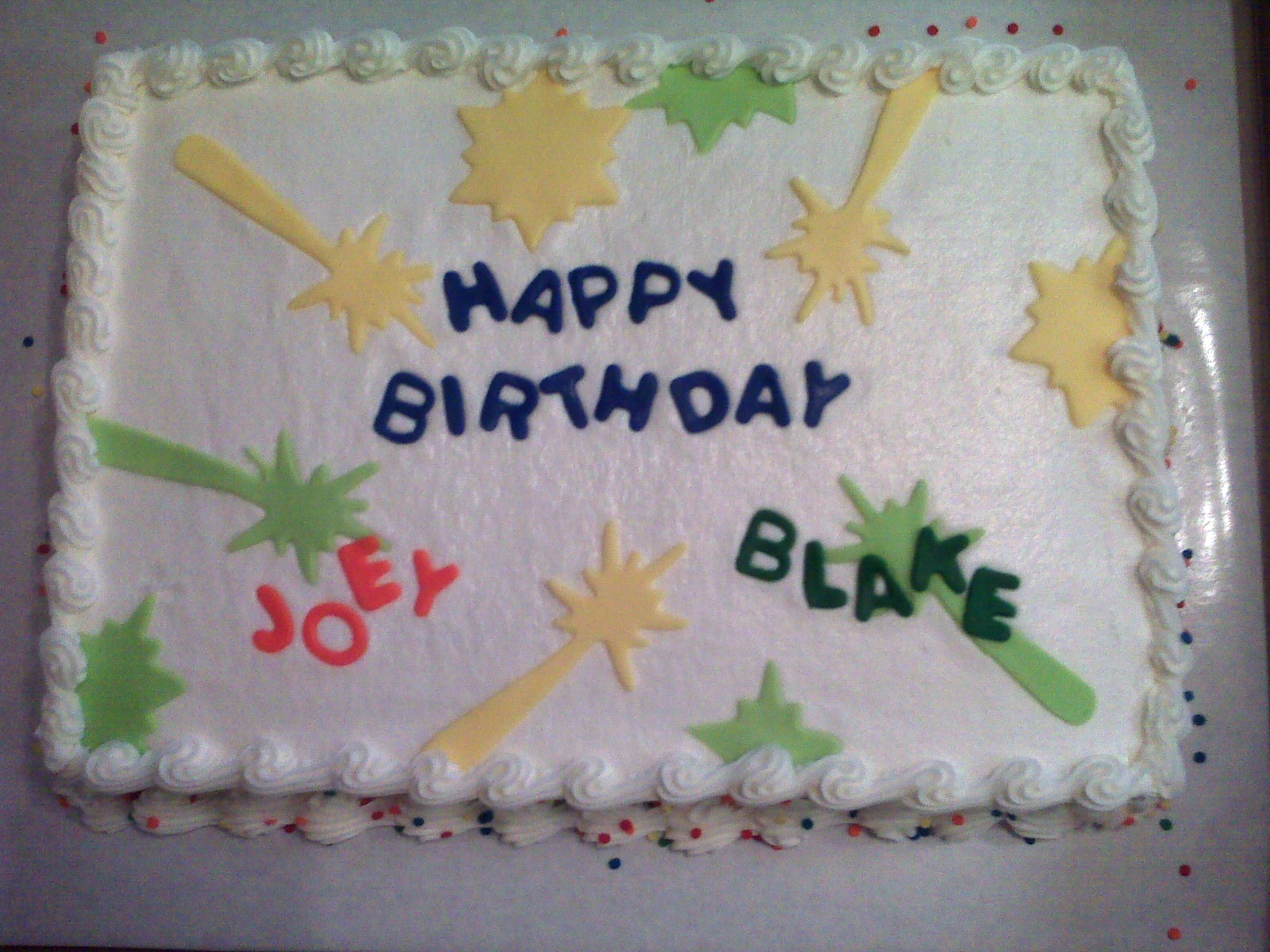 Cake Scraps: Laser Tag birthday party cake