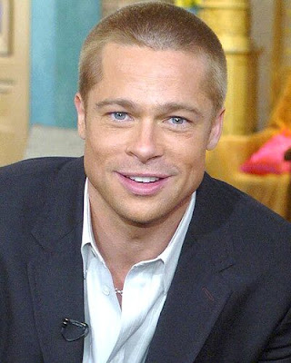 brad pitt hairstyles. Brad Pitt buzz haircut