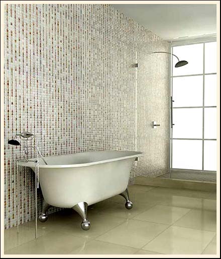 mosaic wallpaper. Trend Glass Mosaic Wallpaper