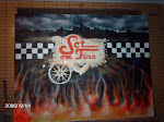 Graffiti Set on Fire