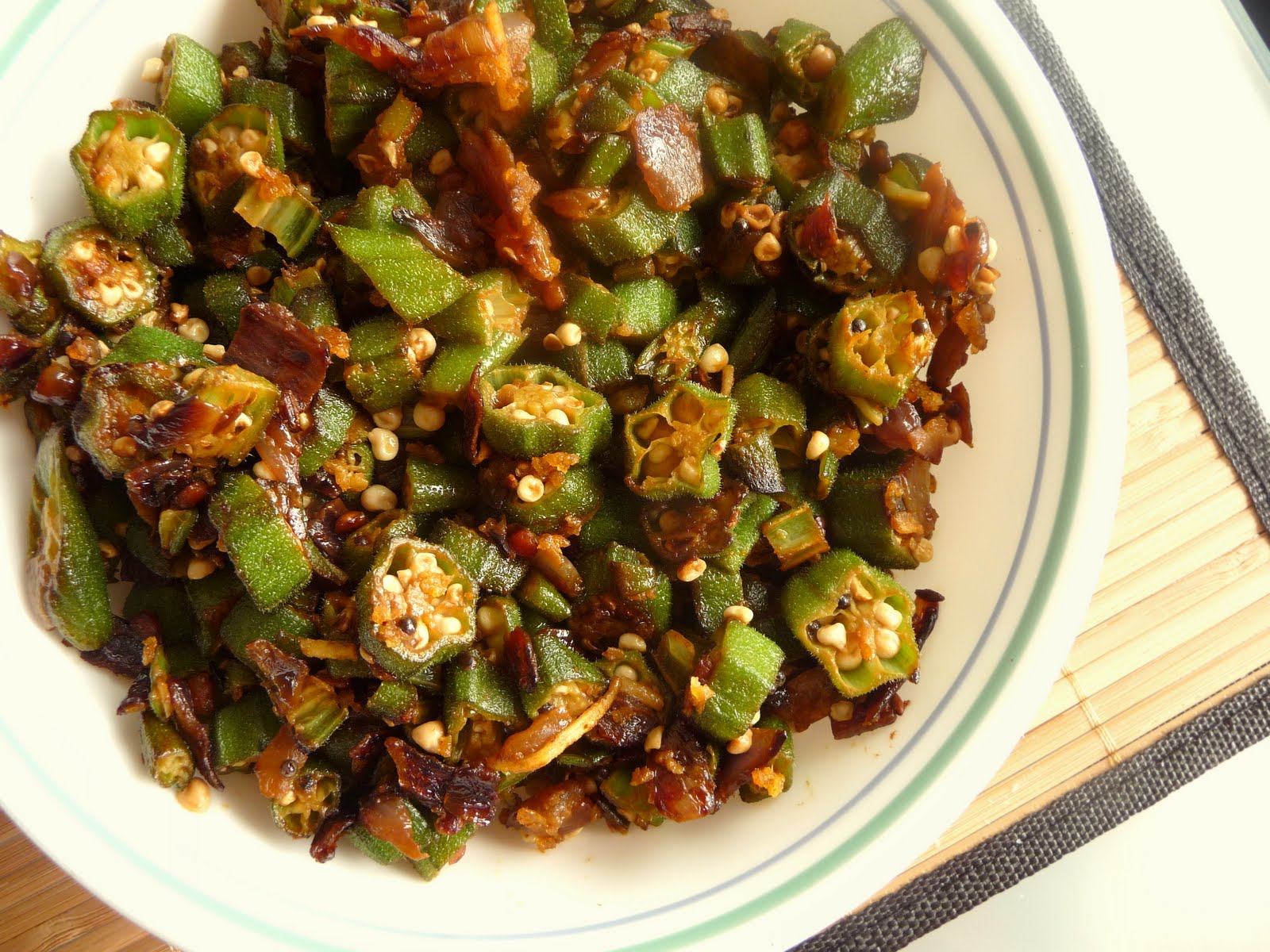 Image result for வெண்டைக்காய் பொரியல்!