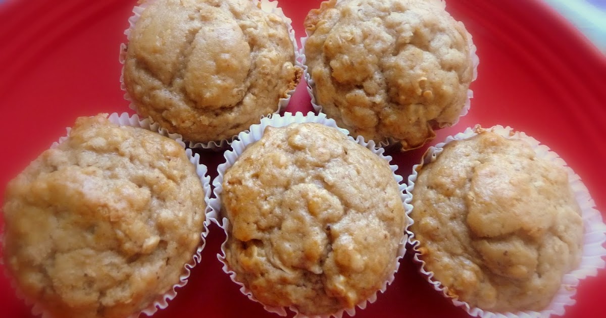 Dil Se.. Low Fat eggless banana oatmeal muffins