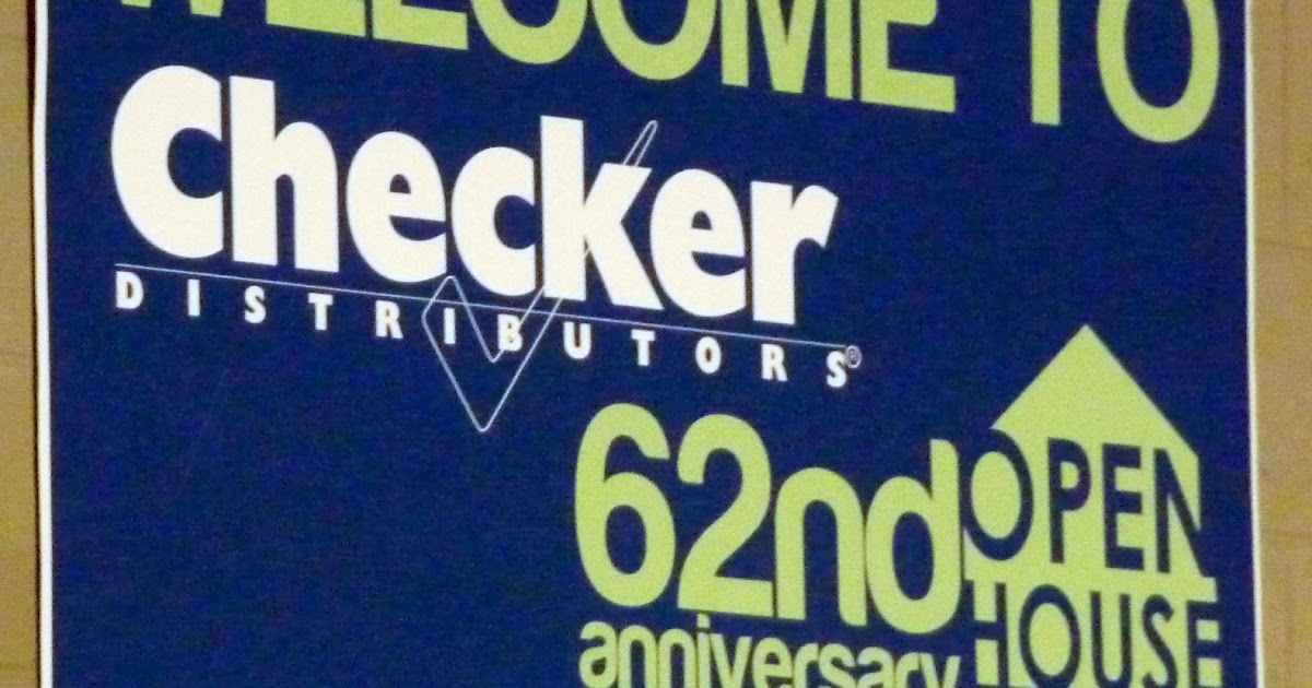 I Have A Notion Checker Distributors 62nd Anniversary Open House