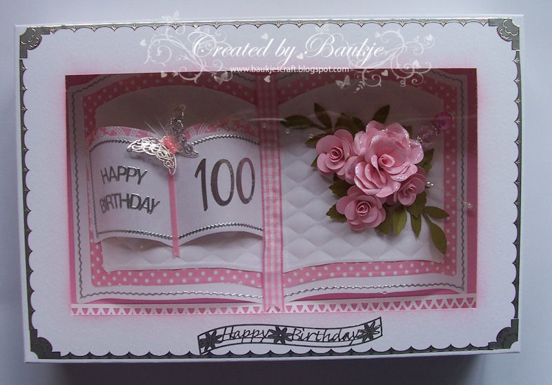 Birthday card box cards its crafts Baukje's Cards and Crafts: 100 Birthday Card