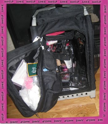 Buy Rolling Make Up Artist Bag With Seat Pro Artist Black