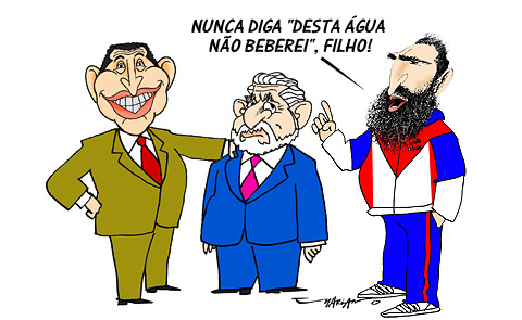 Hugo, Lula e Fidel: chega!