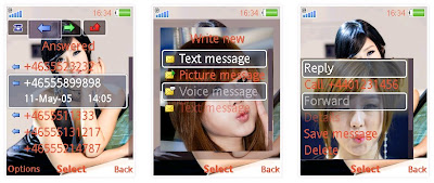 人氣車模黃美姬SonyEricsson手機主題for Elm/Hazel/Yari/W20﹝240x320﹞