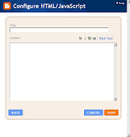 Add a Content - HTML code to Layout on Blogger.com