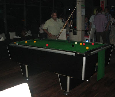 OVO Live Bistro pool table