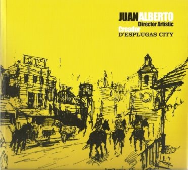 Juan Alberto, director artistic, creador d'Esplugas City. Libro+juan+alberto