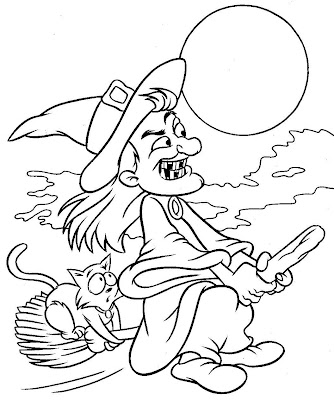coloring: Halloween coloring pics